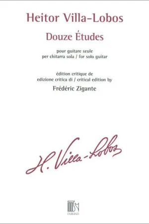 Achetez maintenant - Editions Durand Villa-Lobos 12 Etudes