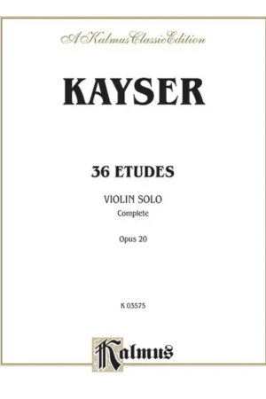 Fin de série - Kayser H.e. Etudes OP 20 Violon-2