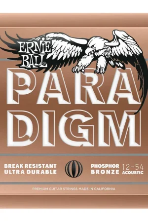Jeu de Cordes Ernie Ball Paradigm Medium Light Phosphore Bronze 12-54 - Derniers exemplaires