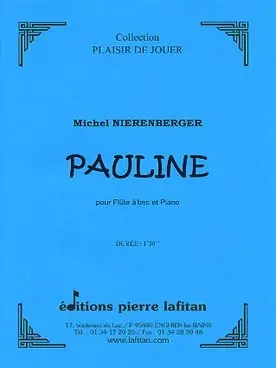 Achetez en ligne - Nierenberger M. Pauline Flute A Bec