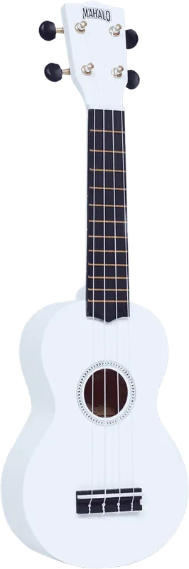 Ukulele Mahalo MR1-WT Soprano Blanc Brillant - Incontournable