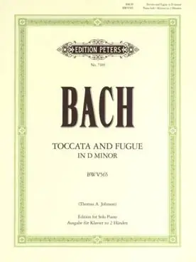 Bach J.s. Toccata et Fugue RE Mineur Piano-2 | Prix spécial