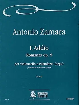 Zamara A. L'addio Romanza Violoncelle - Prix avantageux