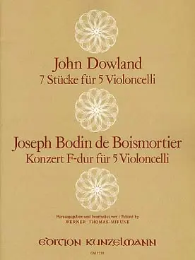 Bodin de Boismortier J. Stucke Konzert Violoncelles - Excellente qualité