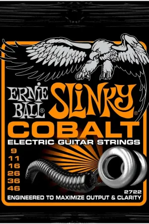 Stock limité - Jeu de Cordes Ernie Ball Cobalt Slinky 09-46 2722