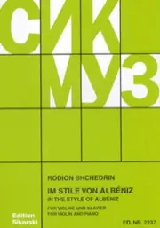 Chedrine R. IM Stile Von Albeniz Violon - Disponible