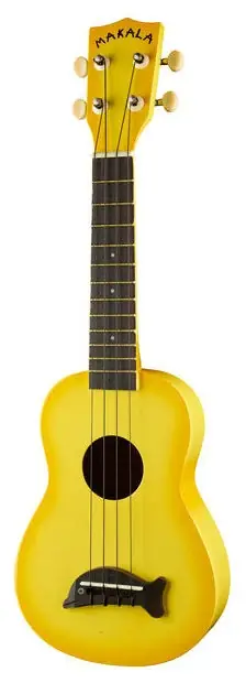 Ukulele Kala Makala Soprano Dolphin Yellow Burst | Coup de cœur