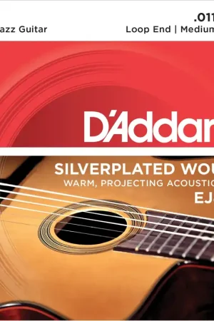 Profitez-en - Jeu de Cordes D'addario EJ84M Jazz A Boucle 11/45
