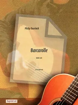 Duerinck P. Barcarolle Guitare - Bonne affaire