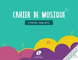 Cahier de Musique 6 Portees Pages Seyes - Prix exceptionnel