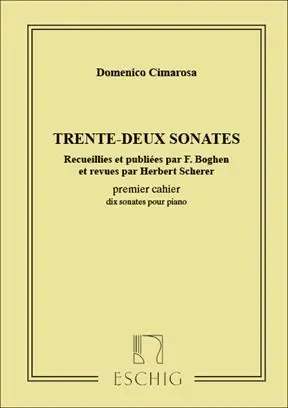 Cimarosa D. 32 Sonates Vol 1 Piano - Bonne affaire