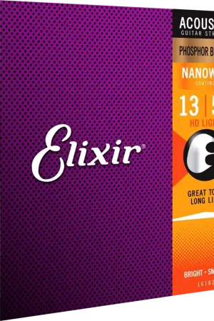 Disponible dès maintenant - Jeu de Cordes Acoustique Elixir Nanoweb 13/53 REF:16182