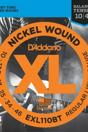 Jeu de Cordes D'addario EXL110BT File Rond | Excellente qualité