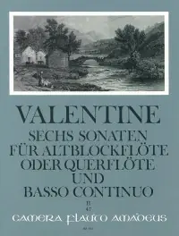 Commandez dès maintenant - Valentine R. Sonates Vol 2 OP 5 Flute A Bec Alto OU Flute