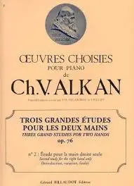 Alkan Ch. Grandes Etudes OP 76 Vol 2 Piano - Commandez dès maintenant