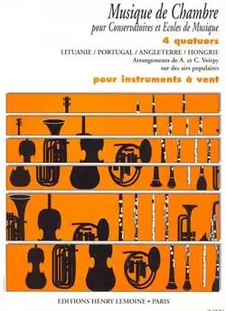 Voirpy A. Quatuors Pour Instruments A Vent - Réduction