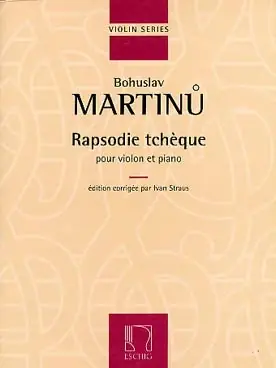 Dernier arrivage | Martinu B. Rapsodie Tcheque Violon