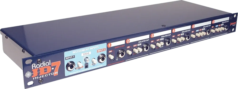 Boite de Direct Radial Reamp 2 IN 7 JD7 - Achetez maintenant