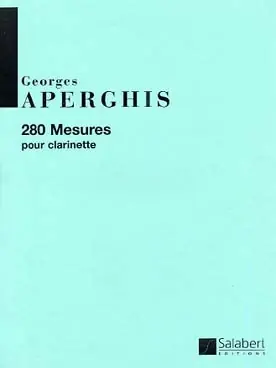 Aperghis G. 280 Mesures Clarinette | Bien noté
