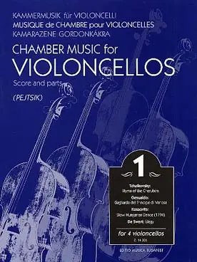 Disponible dès maintenant | Pejtsik A. Chamber Music Vol 1 For 4 Violoncellos