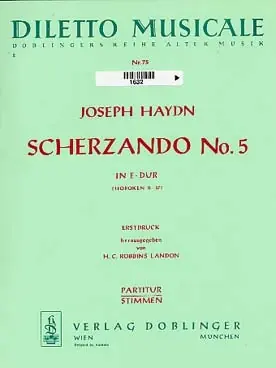 Prix choc - Haydn J. Scherzando N°5 Conducteur