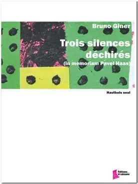 Giner B. Silences Dechires Hautbois Solo - Disponible maintenant