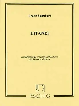 Schubert F. Litanei Violoncelle | Super offre