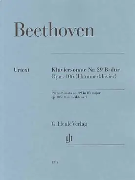 Tout juste arrivé - Beethoven L.v. Sonate N°29 OP 106 Piano-1