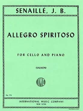 Prix malin - Senaille J.b. Allegro Spiritoso Violoncelle