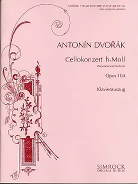 Dernières pièces | Dvorak A. Concerto B Mineur OP 104 Violoncelle-1