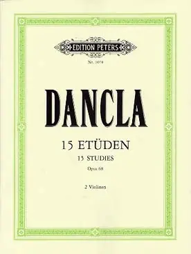 Très apprécié des clients - Dancla C. Etudes OP 68 2 Violons-1