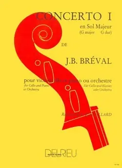 Breval J.b. Concerto N°1 Violoncelle | Prix usine