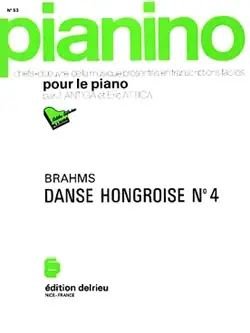 Brahms J. Danse Hongroise N°4 Piano - Offre flash