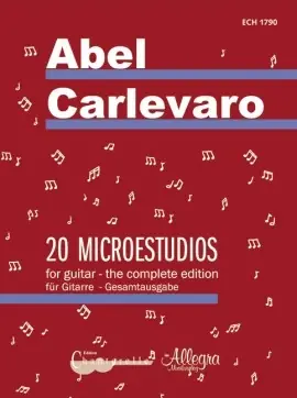 Carlevaro A. Microestudios Guitare | Achetez en ligne