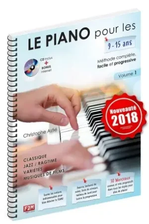Astie C. le Piano Pour Les 9 - 15 Ans - Très populaire