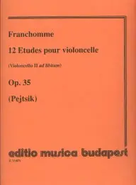 Franchomme A. 12 Etudes OP 35 Violoncelle - Plus que quelques unités