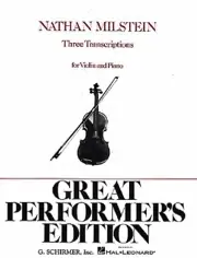 Milstein N. 3 Transcriptions Violon - Offre exclusive