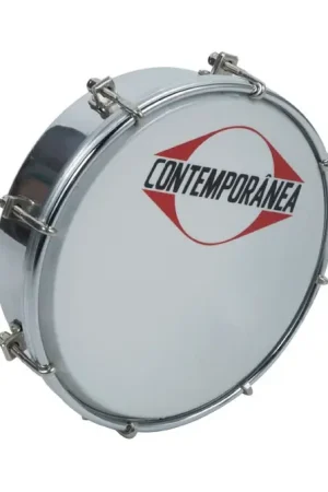 Très apprécié des clients - Contempotanea Tamborim 6'' Metal Chrome - 8 Tirants