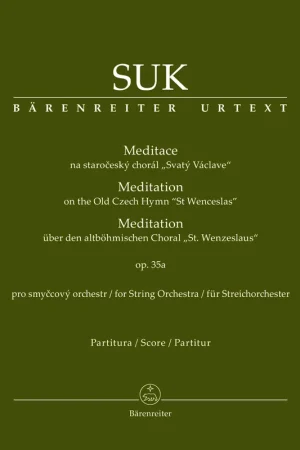 Suk J. Meditation ON The Old Czech Hymn "st Wenceslas OP 35A Quintette Cordes | Prix choc