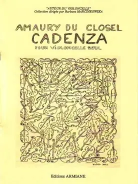 DU Closel A. Cadenza Violoncelle Solo - Offre à durée limitée