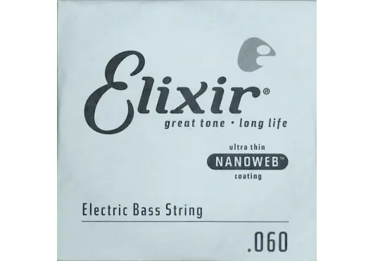 Corde Basse Electrique Elixir Nanoweb 060 REF:15360 - Déstockage