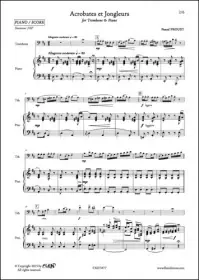 Commandez dès maintenant | Proust P. Acrobates et Jongleurs Trombone