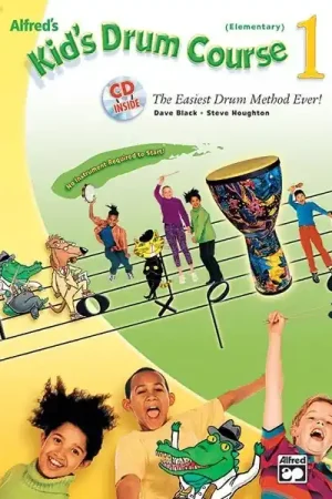 Très populaire - Alfred's Kid's Drum Course 1 Batterie