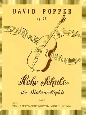 Qualité supérieure | Popper D. 40 Studies Opus 73 Vol 1 Violoncelle