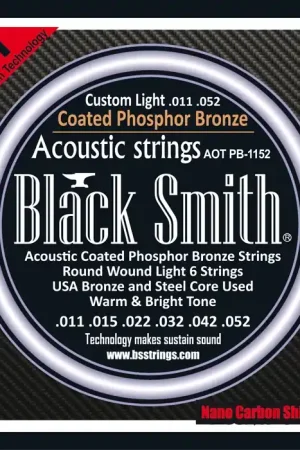 Jeu de Cordes Acoustique Black Smith AOT-PB1152 11/52 | Offre spéciale