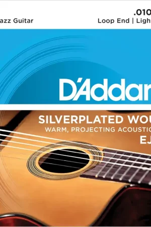Jeu de Cordes D'addario EJ84L Jazz A Boucle 10/44 - Coup de cœur des clients