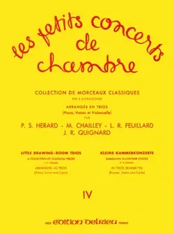 Aujourd'hui seulement - Feuillard L.r. Les Petits Concerts de Chambre Vol 4