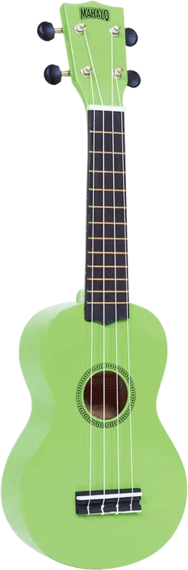 Plébiscité par les clients - Ukulele Mahalo MR1-GN Soprano Vert Brillant