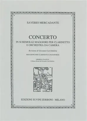 Tendance - Mercadante G.s. Concerto Sib Majeur OP 101 Clarinette