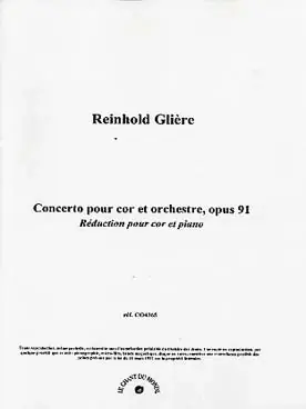 Gliere R. Concerto OP 91 Cor | Dernières pièces